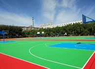 China Deportes modulares que suelan, suelo de la seguridad de alta resistencia de los PP de la cancha de básquet del resbalón del Portable no compañía