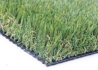 Super Softer Flat Yarn Shape Artificial Turf Landscaping For Garden Healthy Eco - Friendly