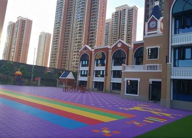China La sala de juegos de los niños desprendibles seguros de los PP que suela el tamaño Eco de 25 * de 25 cm amistoso fábrica